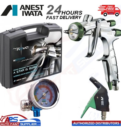 Anest Iwata WS400 CLEARCOAT 1.3mm Evo Spray Gun Supernova SHOWCASE Kit